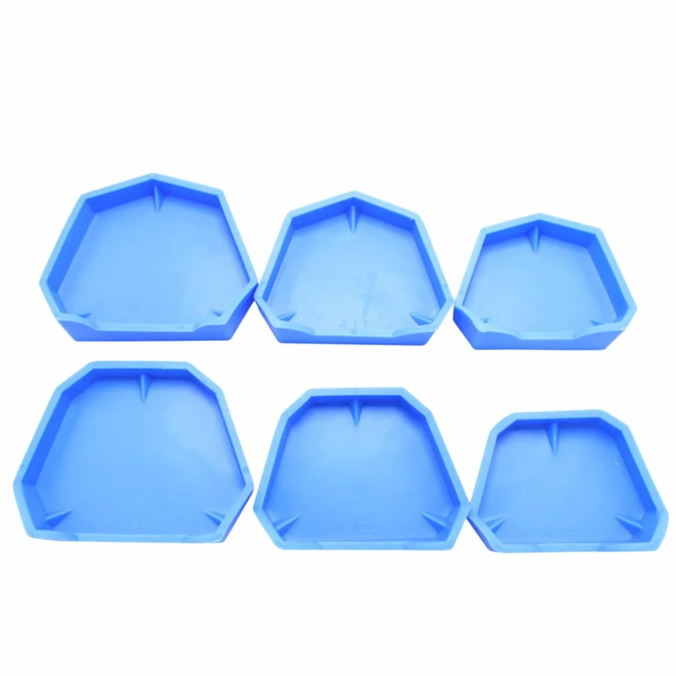 HEALIFTY Modelo de laboratorio dental base de silicona yeso 6 unidades