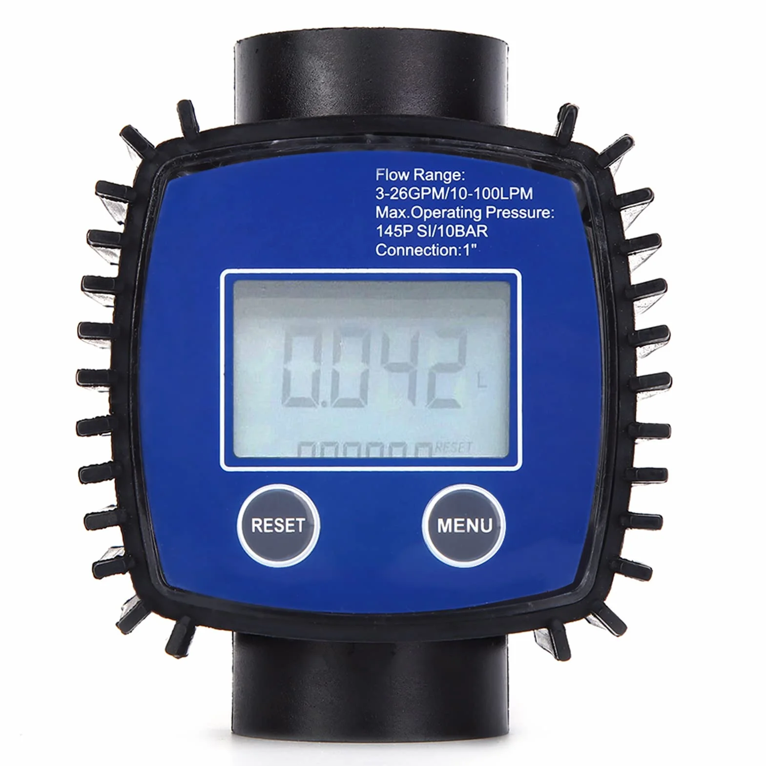 Medidor de Flujo Diesel de Alta Precisión, Caudalímetro Agua Rosca 1 Pulgada, Medidor Flujo Digital para Diésel Gasolina