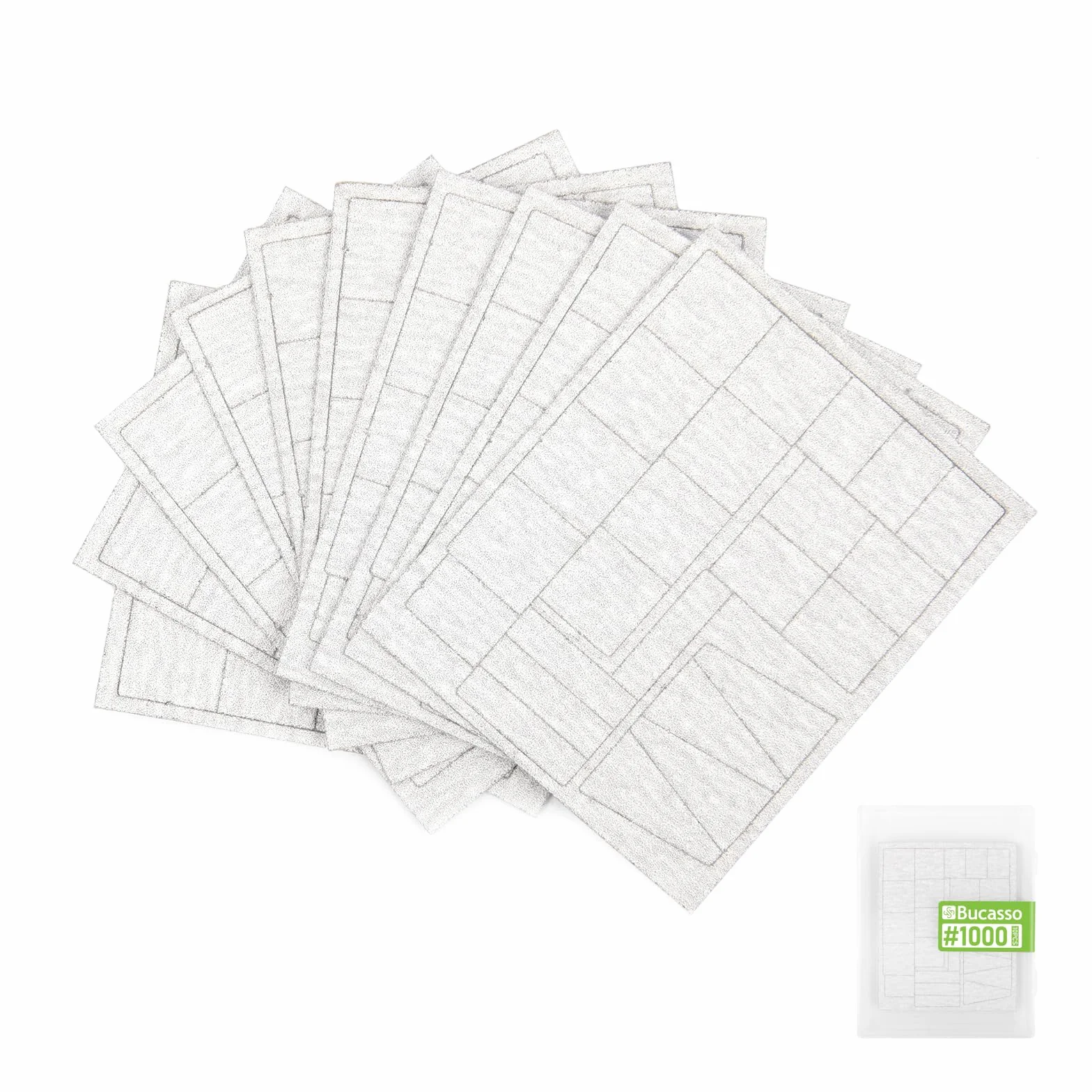 Lija para lijadora recíproca RSH-1000, 10 uds con 20 almohadillas