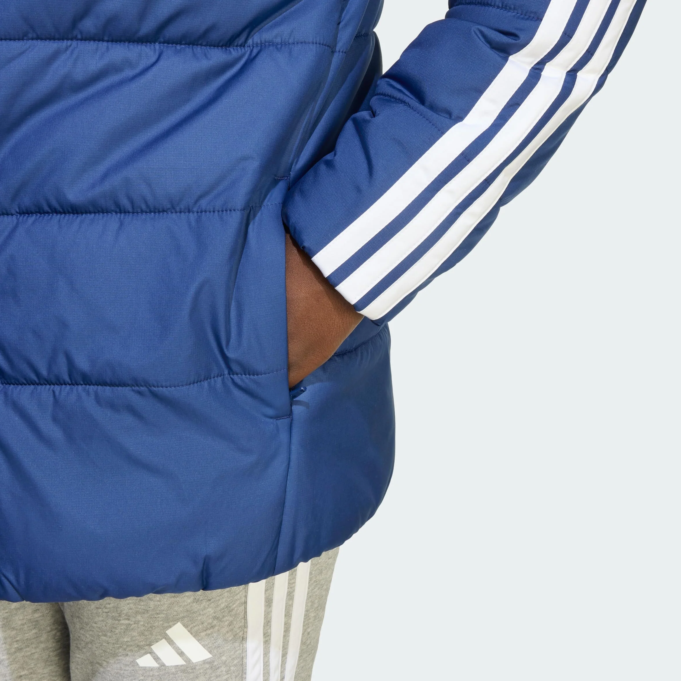 adidas Unisex Kids' Chaqueta acolchada Essentials 3 Stripes