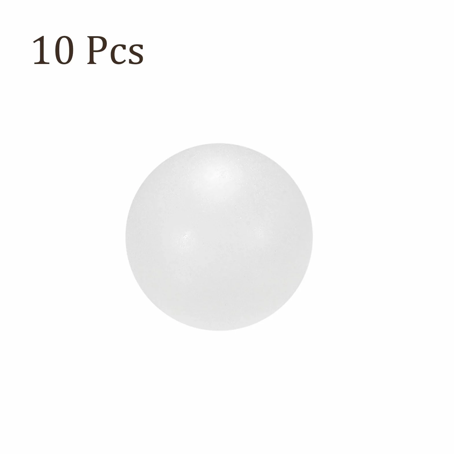 Bolas de PP 1/2 Pulgada para Válvulas, Transportadores y Rodillos - 10 Piezas