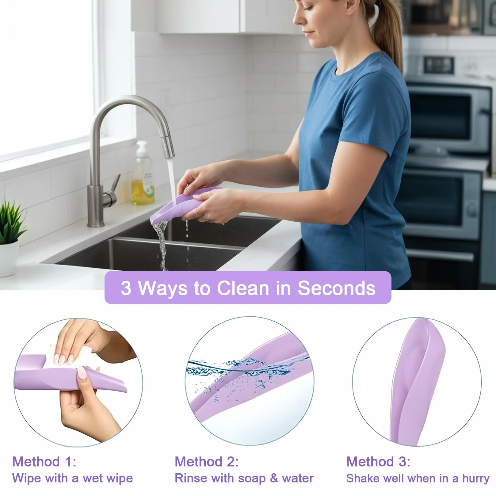 Orinal Femenino Portátil para Orinar de Pie, Embudo de Viaje Reutilizable para Mujer, Accesorio de Baño para Camping y Senderismo