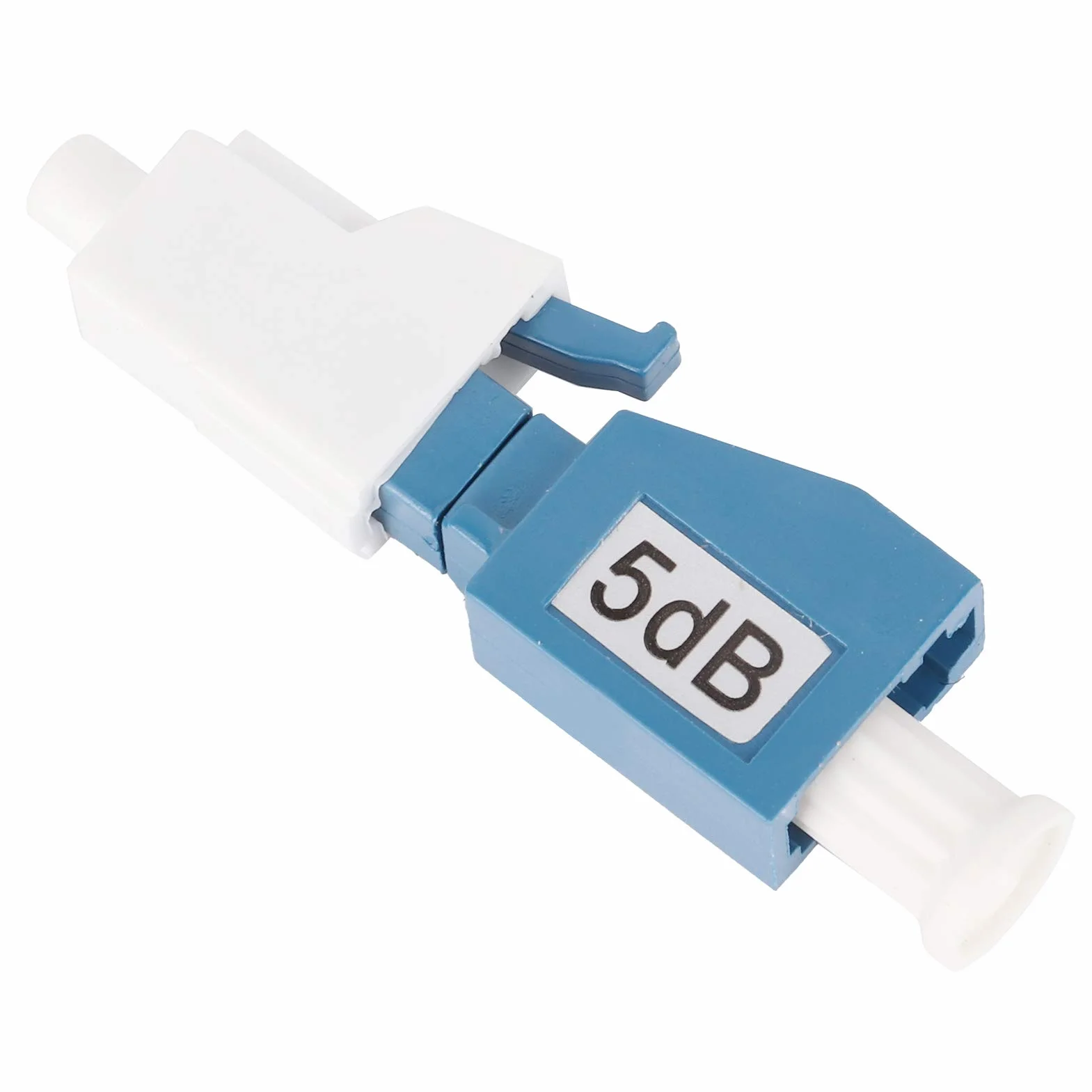 Garosa Atenuador de Fibra Óptica Monomodo LC/UPC 5dB Conector Macho Hembra ABS Cerámica Acero Inoxidable