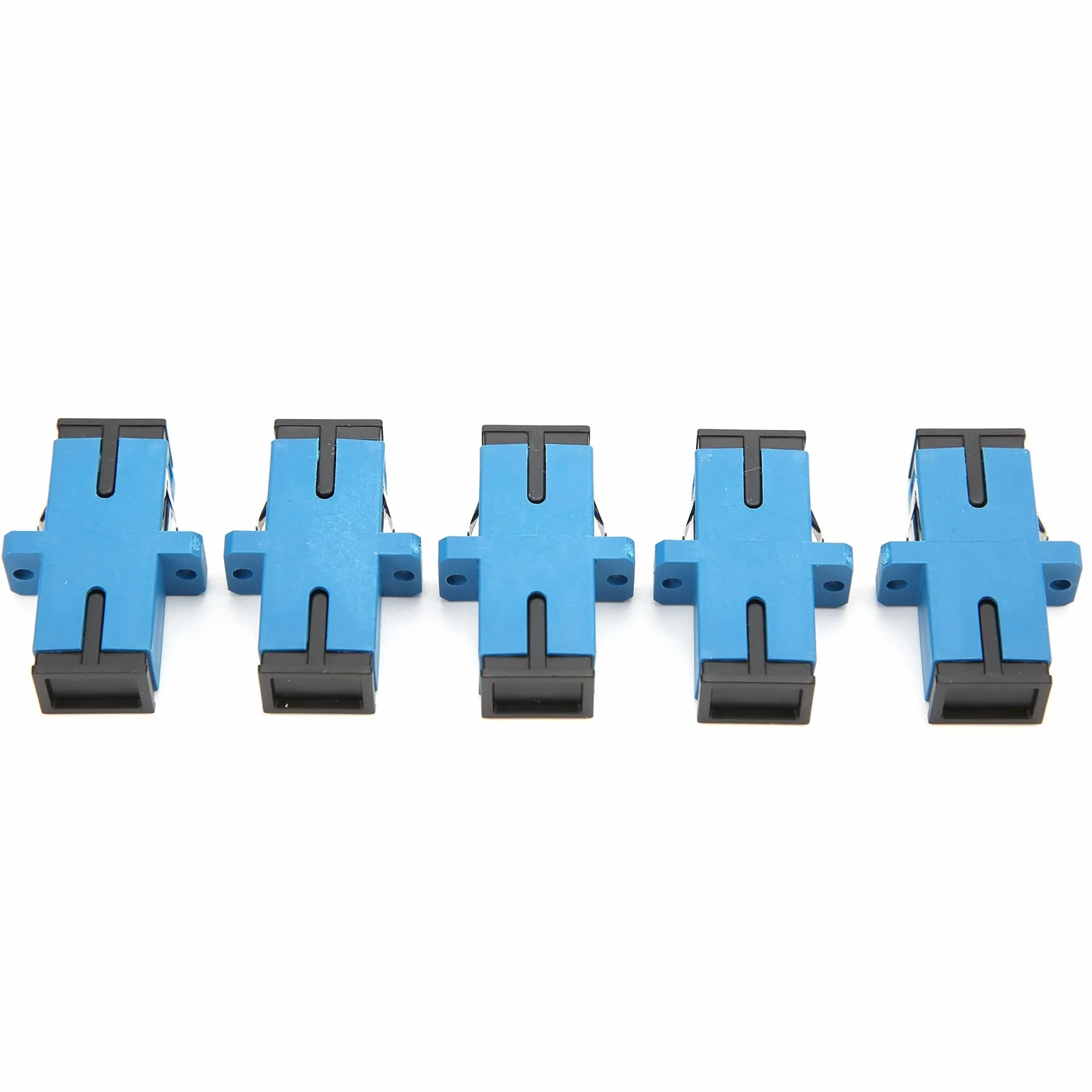 Acoplador SC-SC Fibra Óptica 50 Piezas Brida Simple Adaptador Conector Industrial