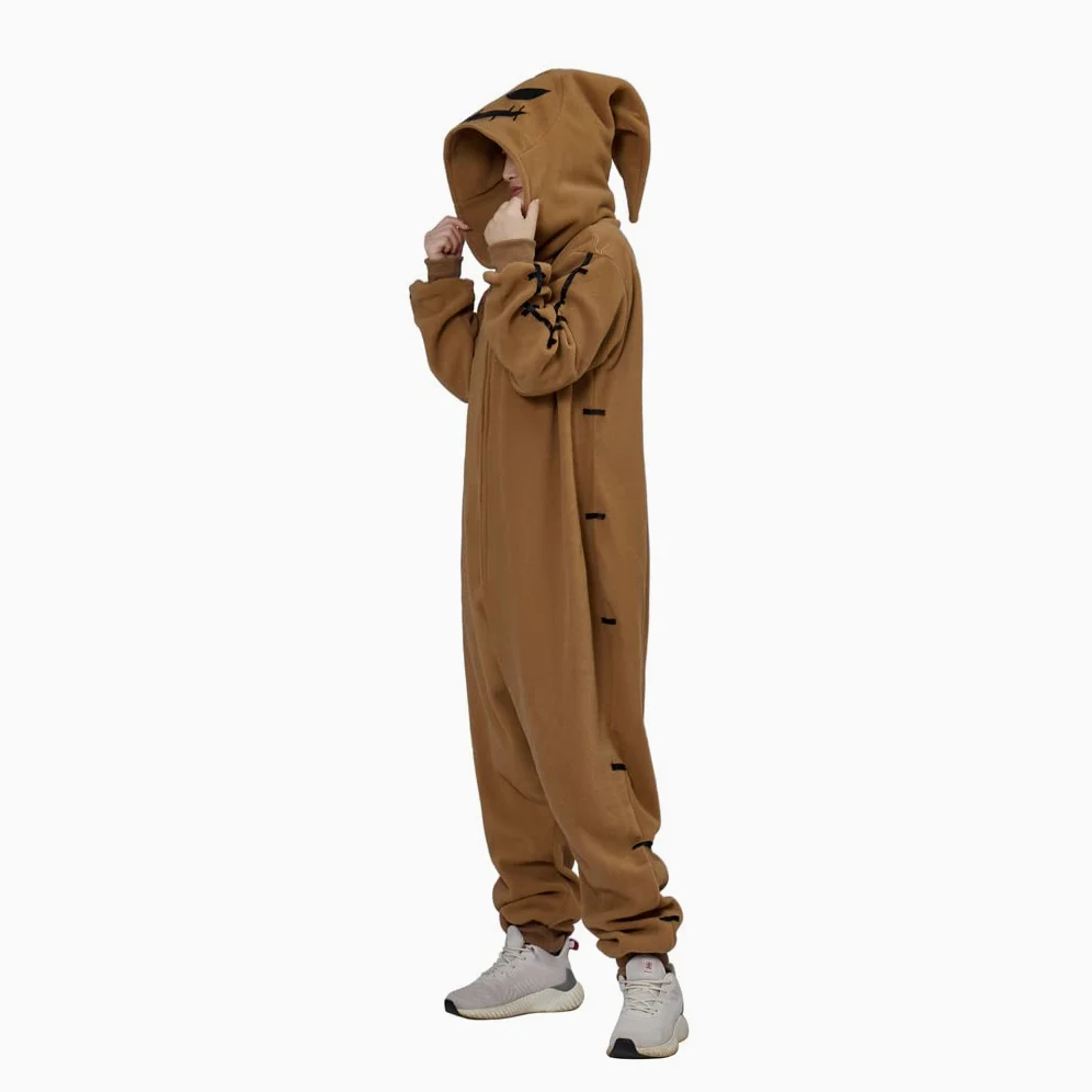 Disfraz unisex de Oogie Boogie para adultos, disfraz de villano de la pesadilla Jack Skellington