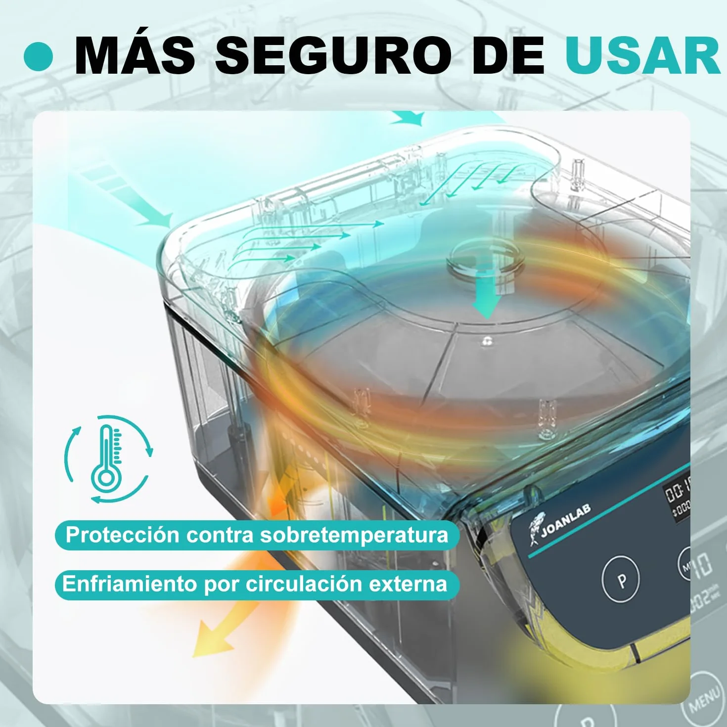 JOANLAB Centrífuga de Laboratorio 500-4000 RPM 2146 xg 9 Programas Temporizador LC-500