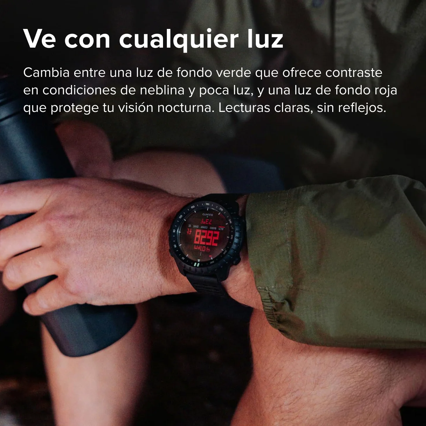 Suunto Core 2 Reloj Outdoor, 10 ATM Resistente al Agua, batería 15 Meses | Altímetro, Barómetro, Brújula, Alarma de tormenta, Retroiluminación roja/verde, Seguimiento de pasos, App SUUNTO, Negro