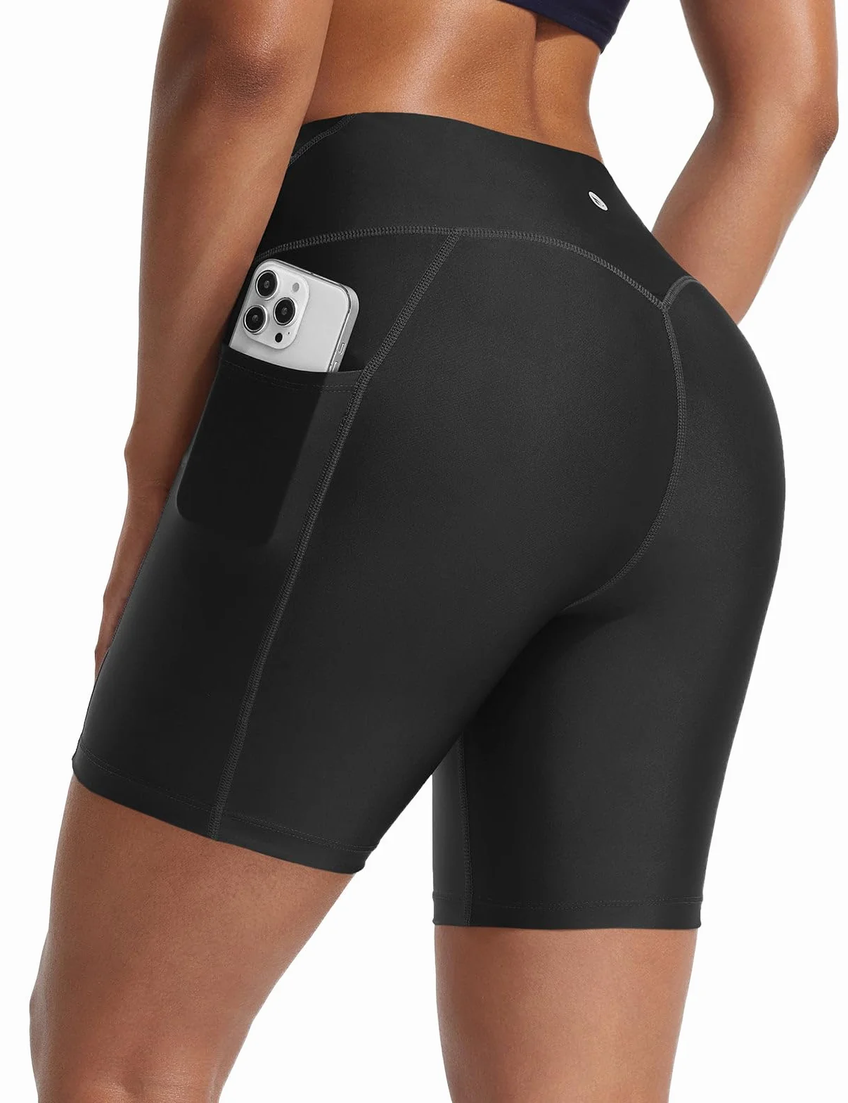 baleaf Bañador para mujer, cintura alta, control de abdomen, UPF50+