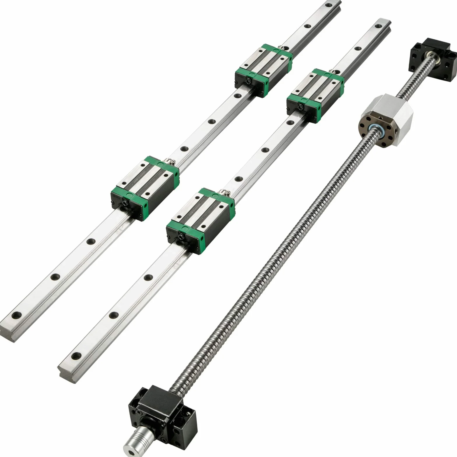 VEVOR Guías Lineales HGR20-1700mm Carril de Guía Lineal para CNC