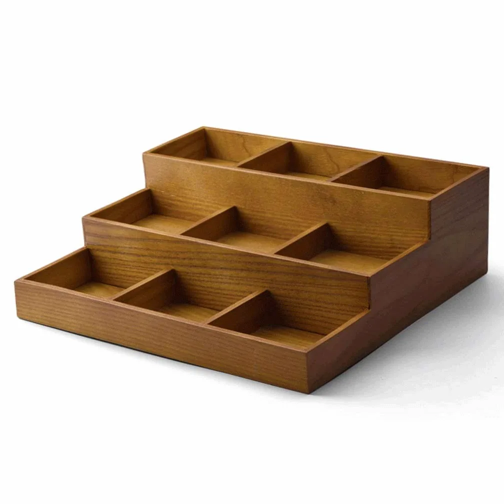 XBTGS Joyero de madera, organizador de joyas con bandeja extraíble, regalo para tus seres queridos