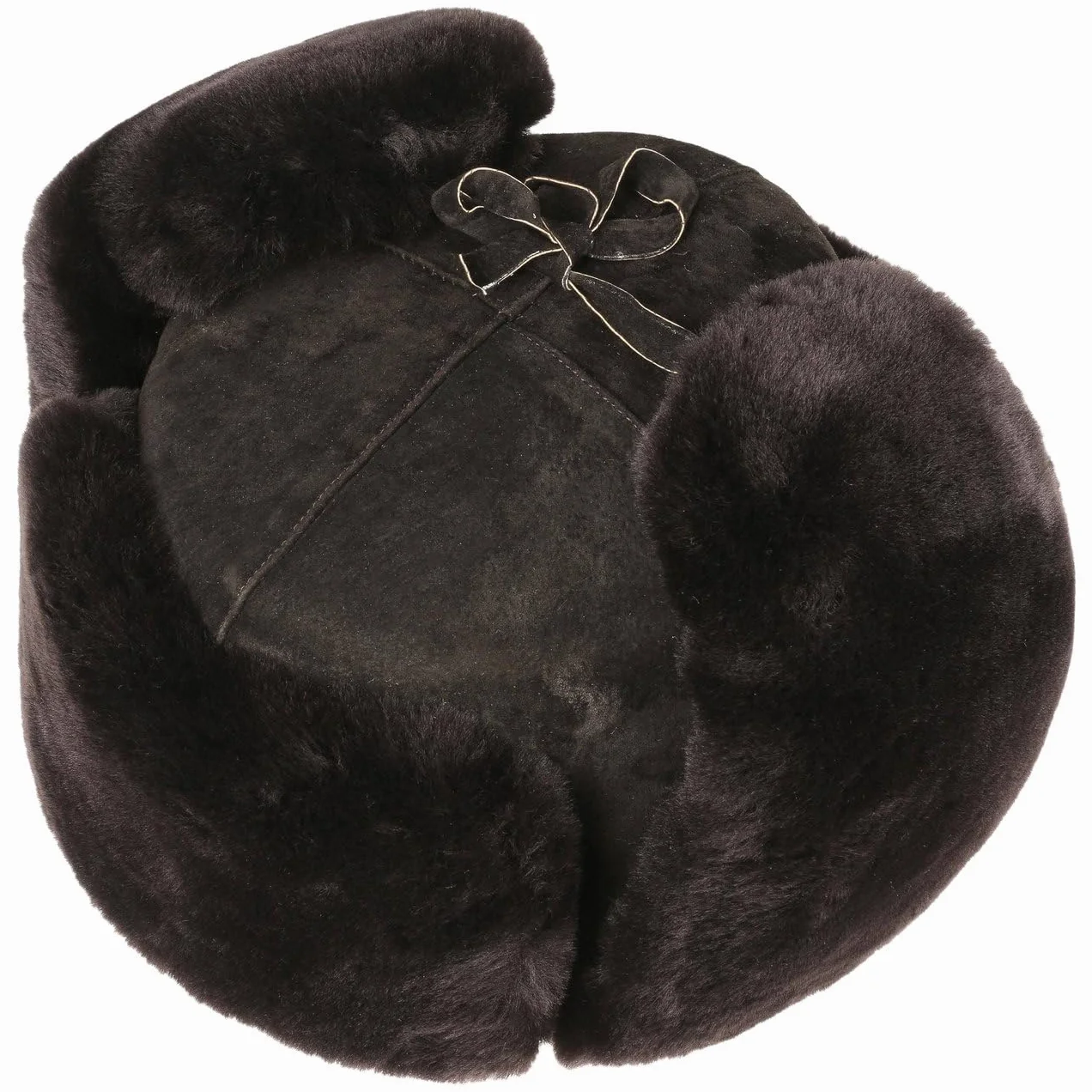 Lierys Gorro de Piel Schiwago Uschanka con Forro Acolchado Lana Virgen Invierno S-XXL
