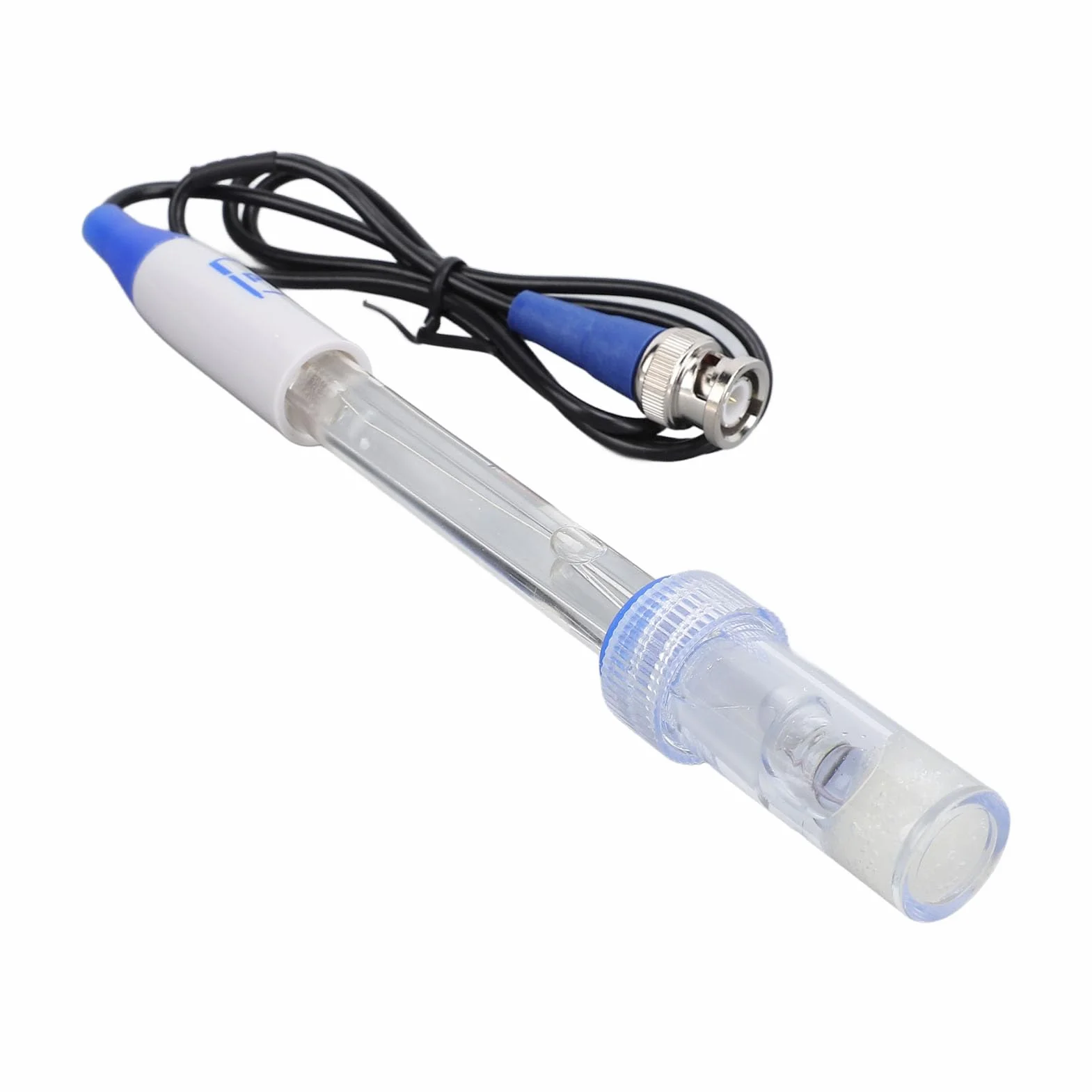 Electrodo de pH 0-14, Sonda BNC, Respuesta Rápida para Laboratorio