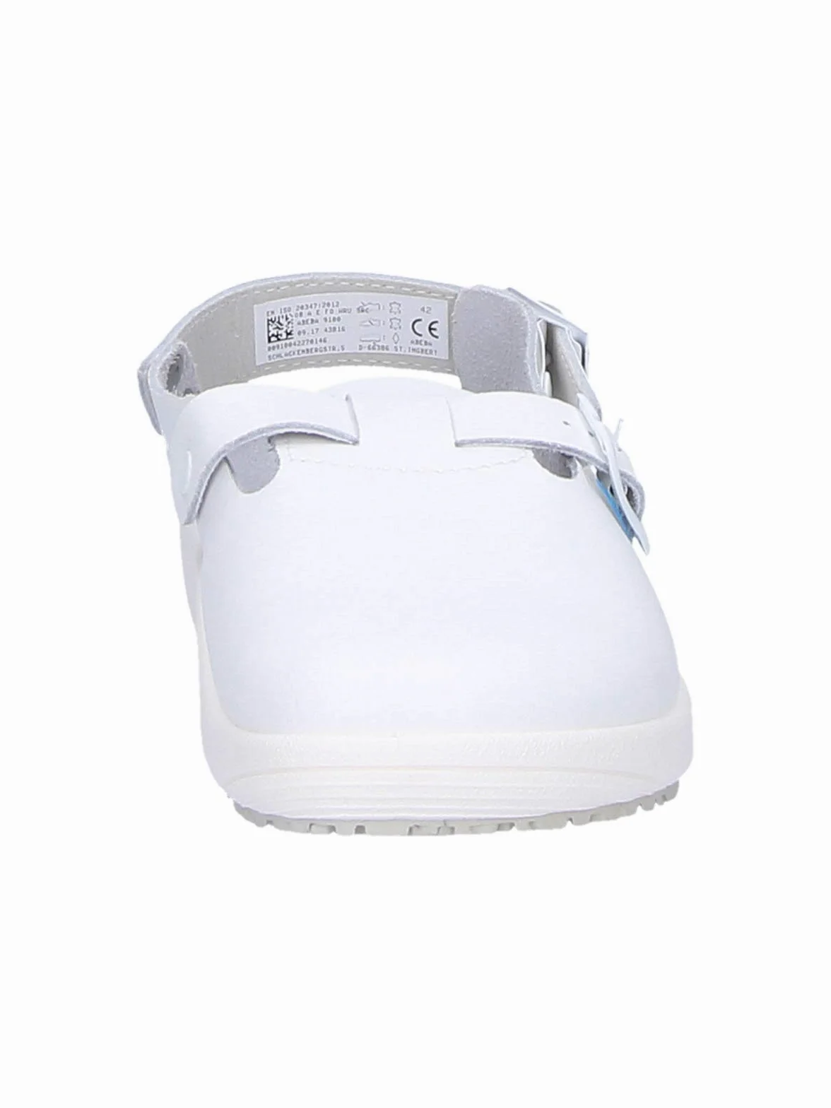 Abeba - Zuecos de Cuero para Hombre Blanco Blanco Blanco Blanco