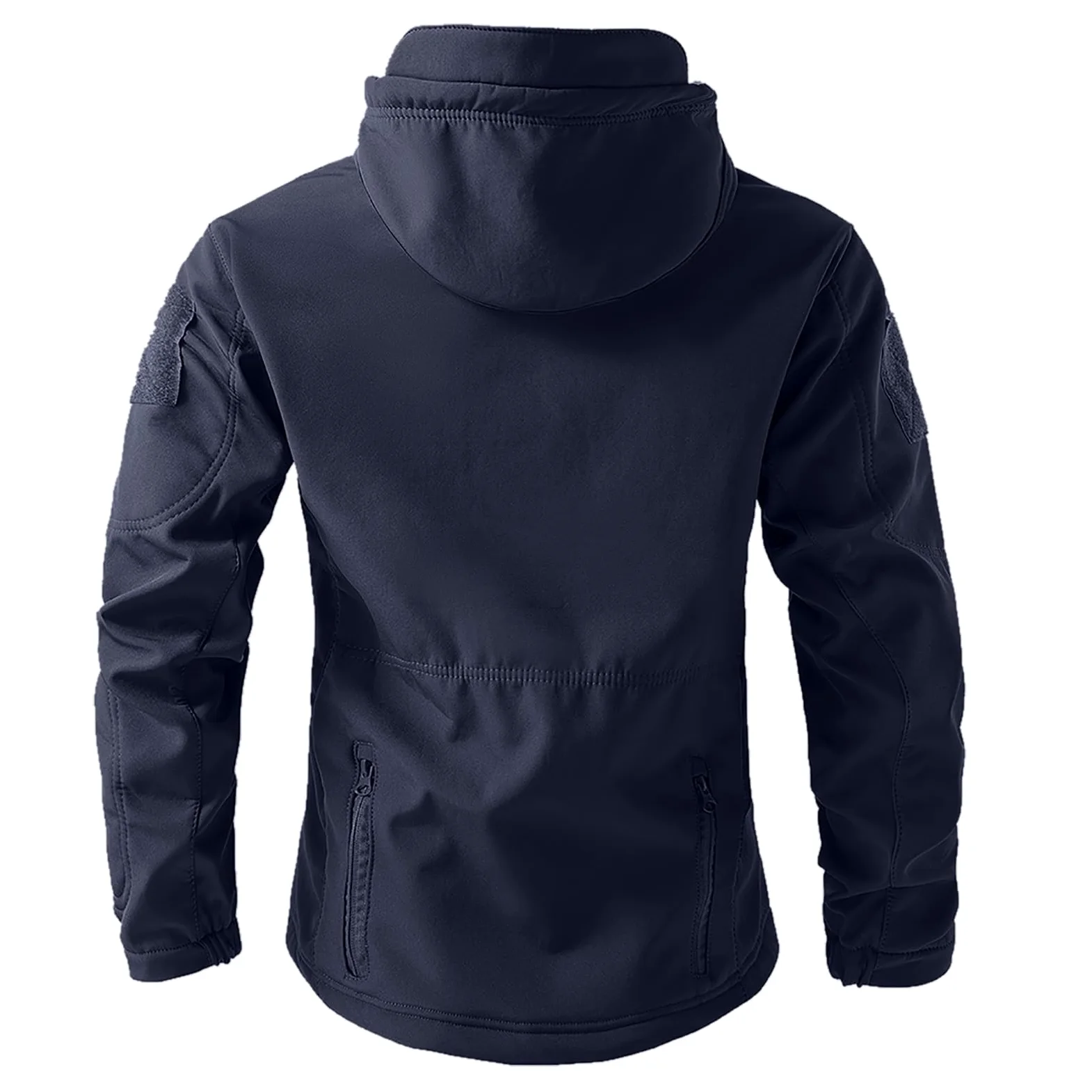 Generisch Chubasquero para hombre, impermeable, transpirable, chaqueta funcional para exteriores, senderismo, cortavientos, ligera, capucha A15