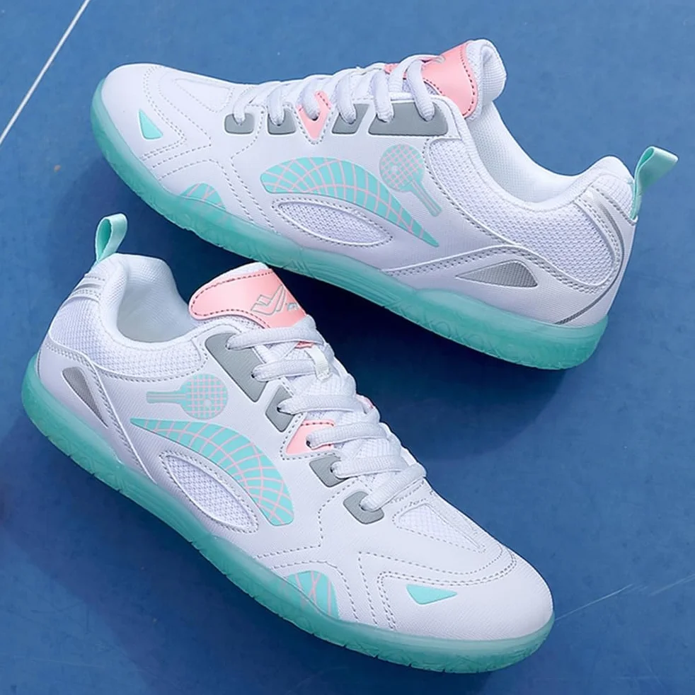 Zapatillas de Tenis de Mesa para Hombre, Bádminton con Soporte de Arco