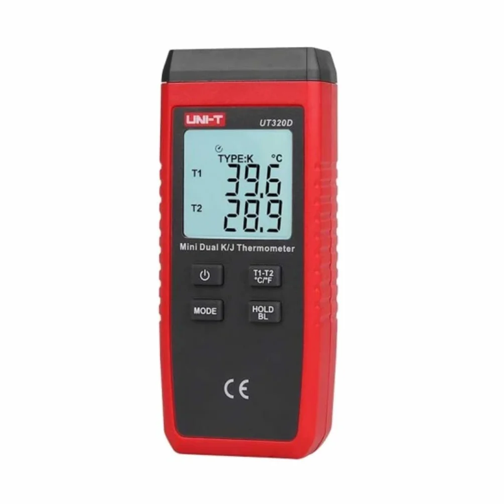 UNI-T UT320 Termómetro de Contacto Doble Canal -50°C-1300°C