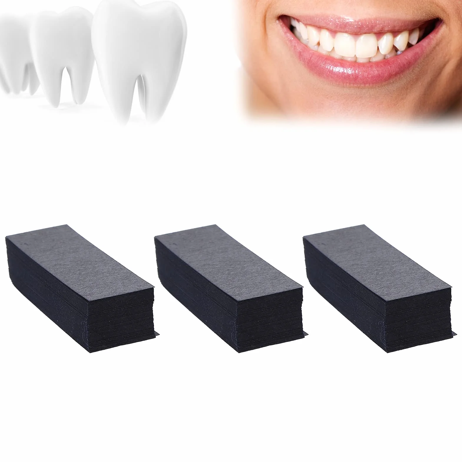 Papel De Articulación Dental 300 PCS Azul Restauración Dental Suministros Cuidado Oral Accesorio Dentista Con Dispensador De Plástico