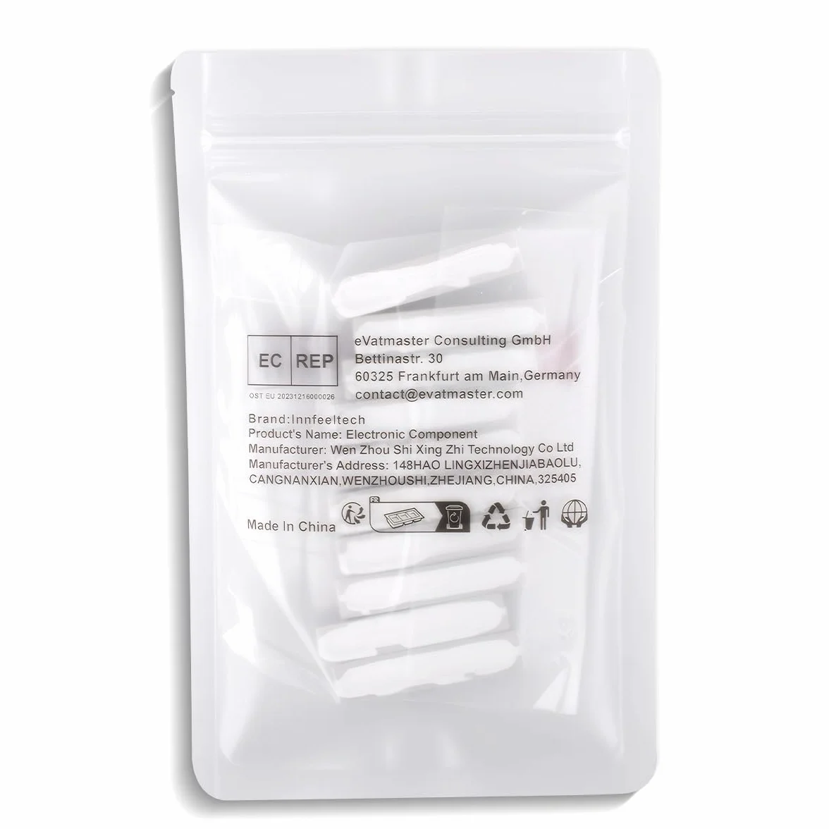 10 Pcs 10W 5% Tolerancia 2.2 Ohm Resistencia de Cemento Cerámico para Proyectos de Bricolaje