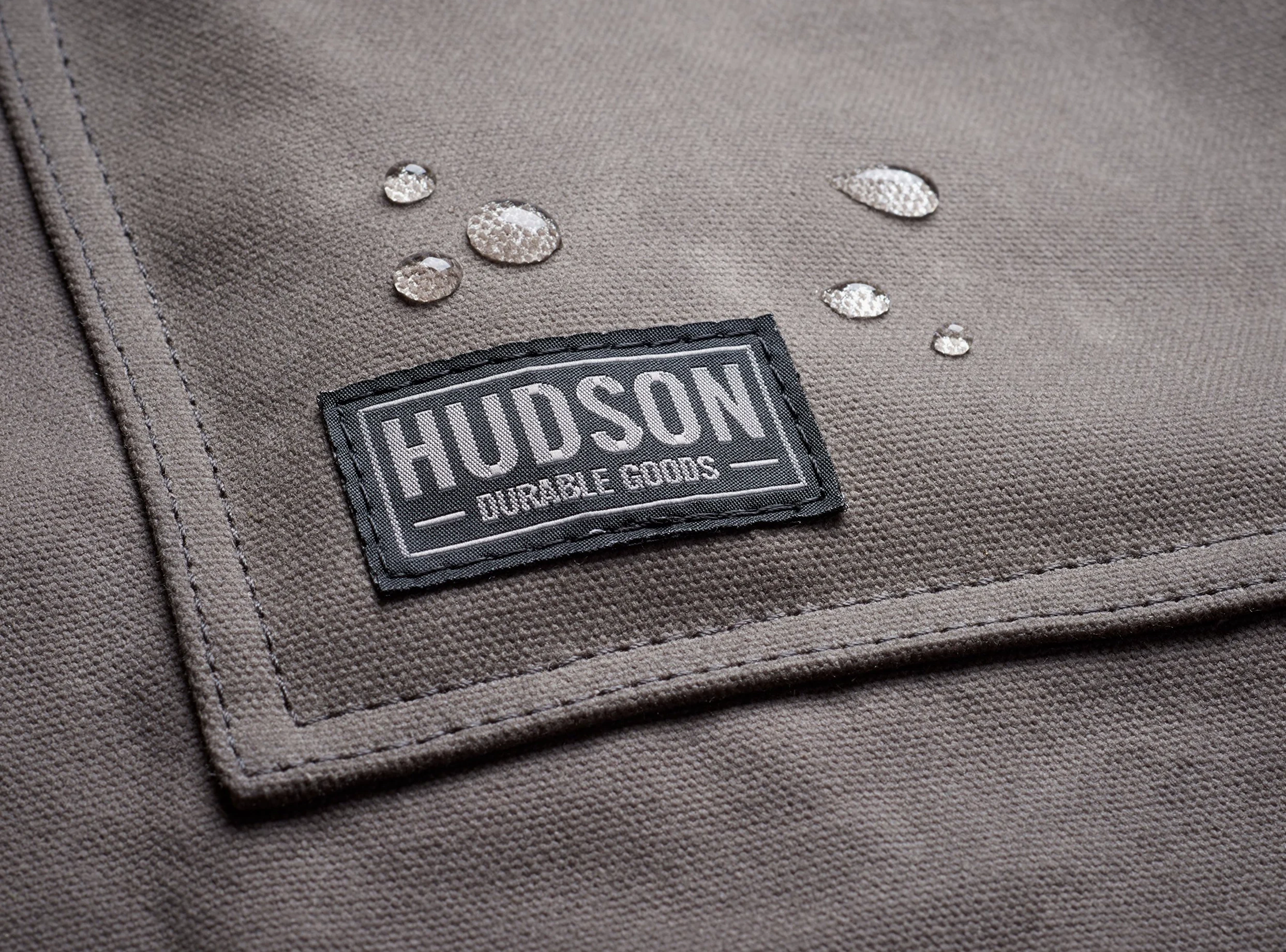 Hudson Durable Goods Delantal de lona encerado resistente