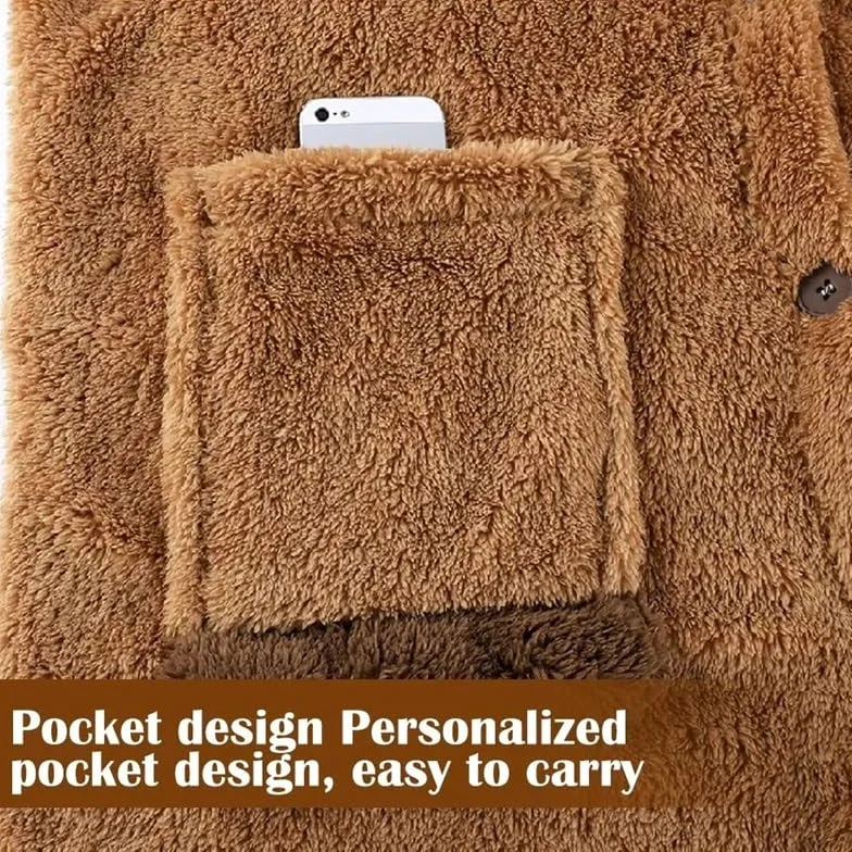 Pijama Enterizo de Capibara, Disfraz de Franela cálida de una Pieza for Adultos, Lindo Mono de Animal