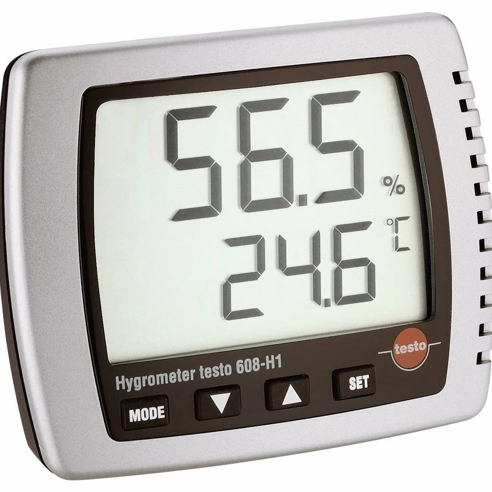 Testo 608-H1 Termo-Higrómetro Humedad Punto De Rocío Temperatura Medidor Con Baterías