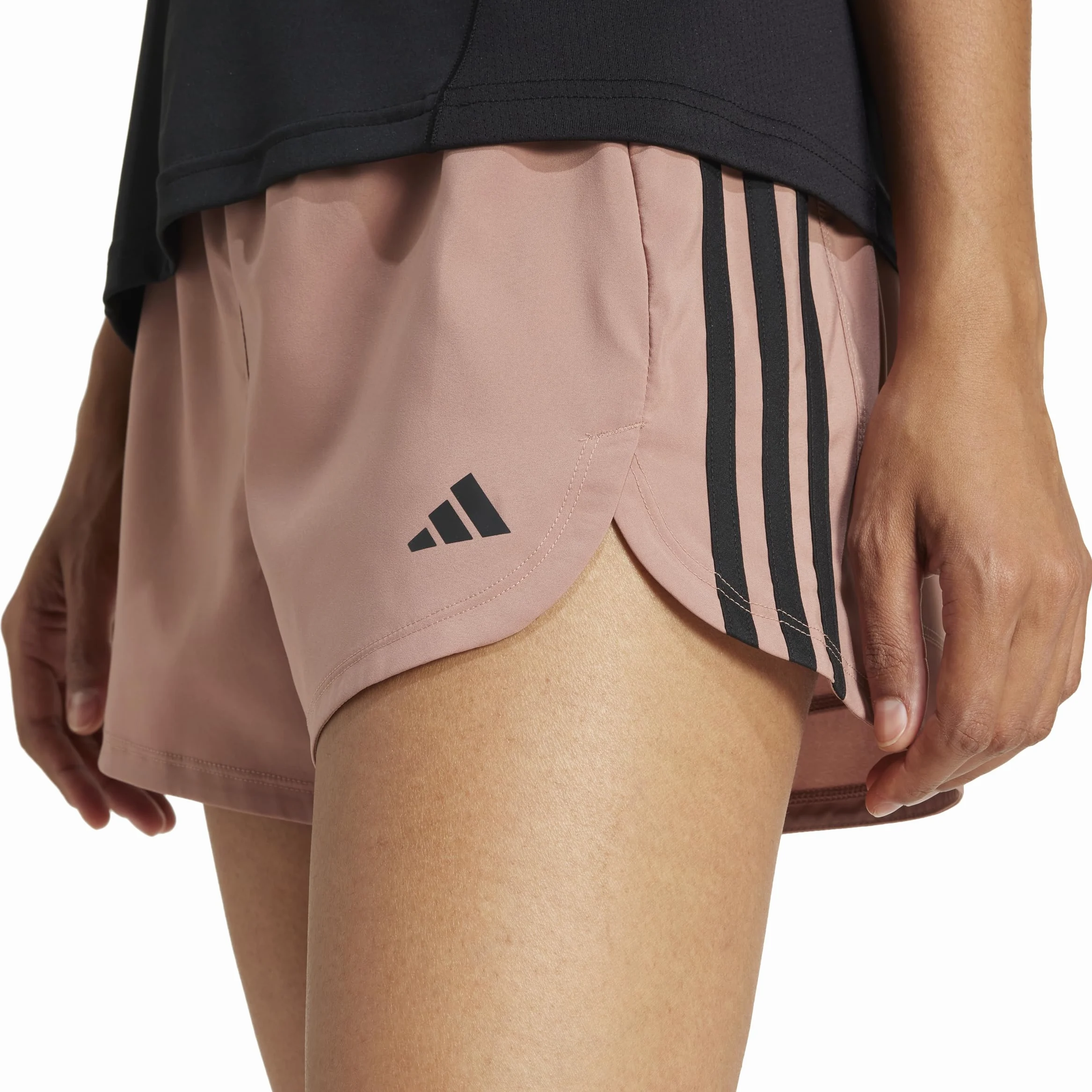 adidas Mujer Pacer 3-Stripes Training Woven Shorts