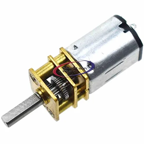 Mini DC N20 Motorreductor 3V 6V 12V 15-1000RPM Caja de Cambio de Metal