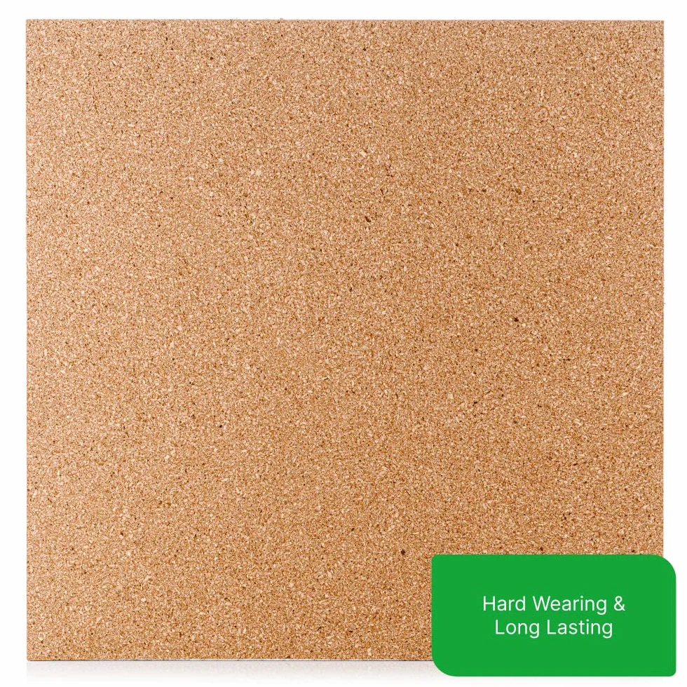 Azulejos de Corcho Natural 300mm x 300mm x 4mm