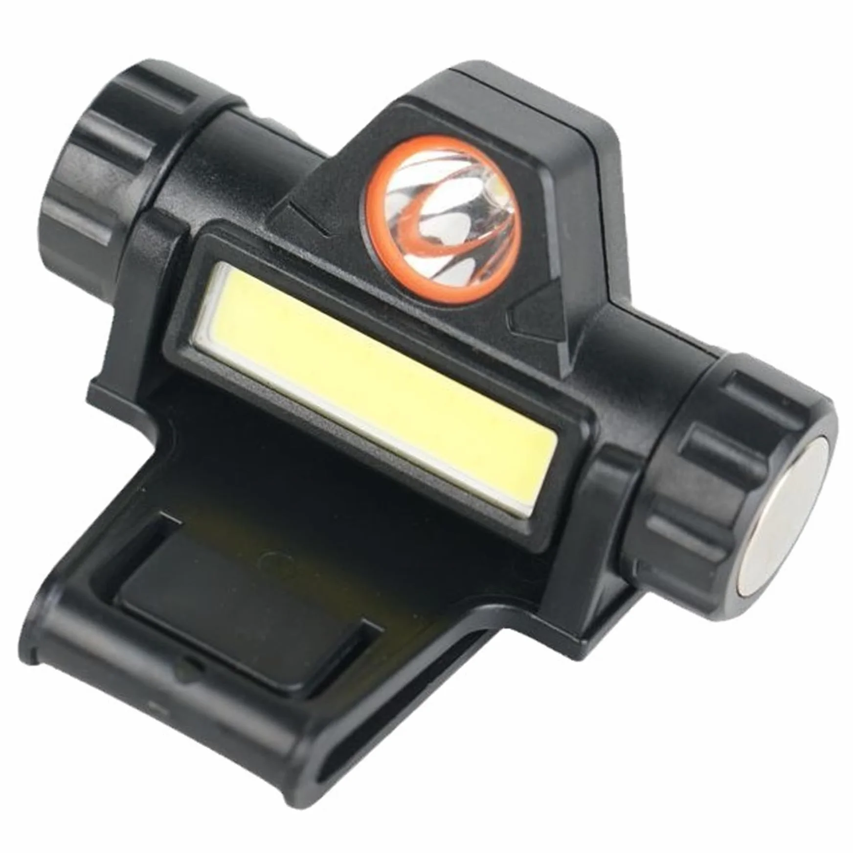 Luz de casco de soldadura giratoria de doble iluminación con abrazadera magnética USB