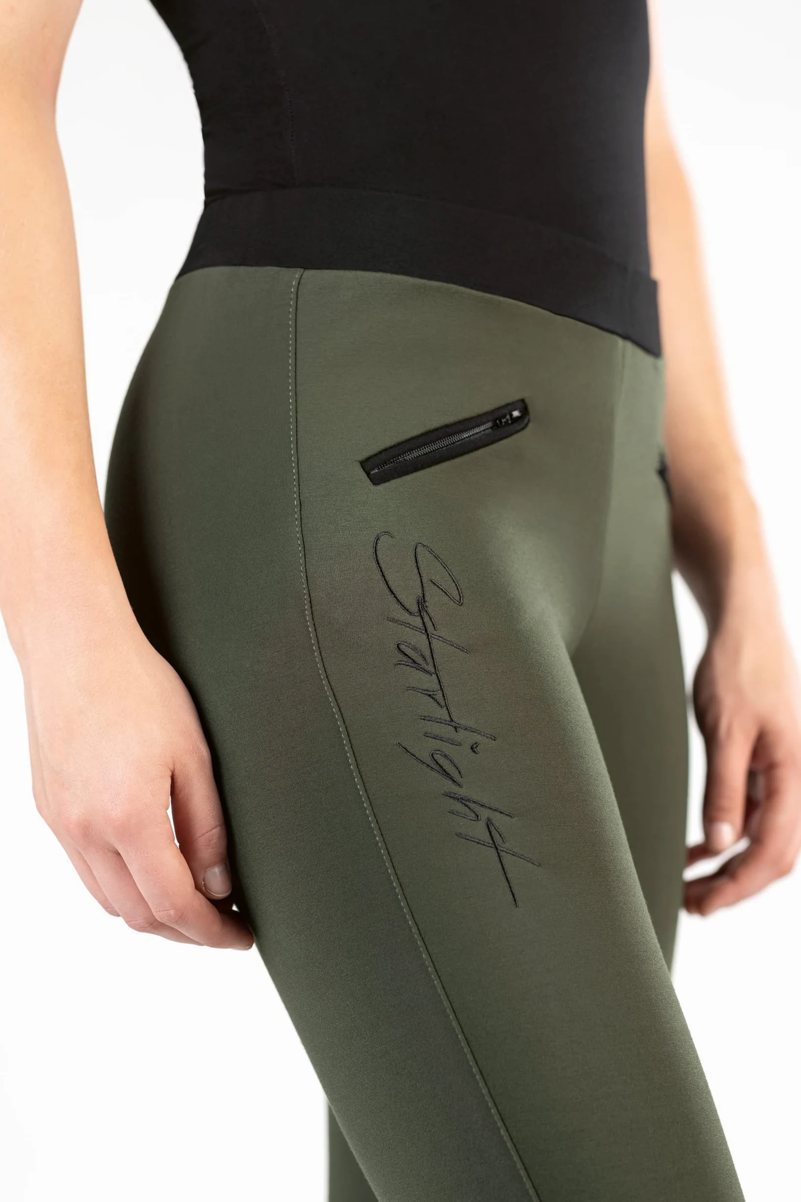 HKM 9228, Reitleggings Starlight, Pantalones de Equitación para Mujer, Blanco (Weiß), 32