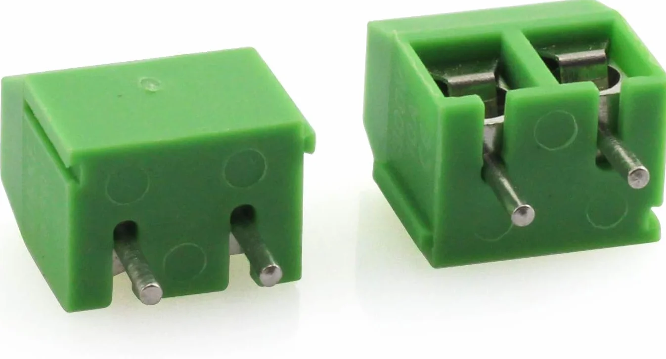 RUNCCI-YUN 120 Sztuk 5mm 2-Pin Blok Złączek Śrubowych PCB Montaż (2PIN-120Piezas)