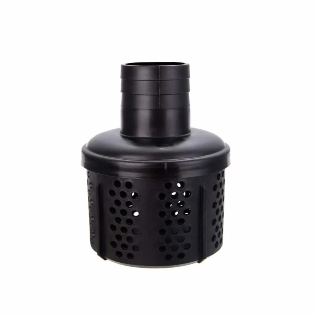 Filtro de manguera de succión 2 pulgadas Plástico Drenaje de agua Residuales Negro