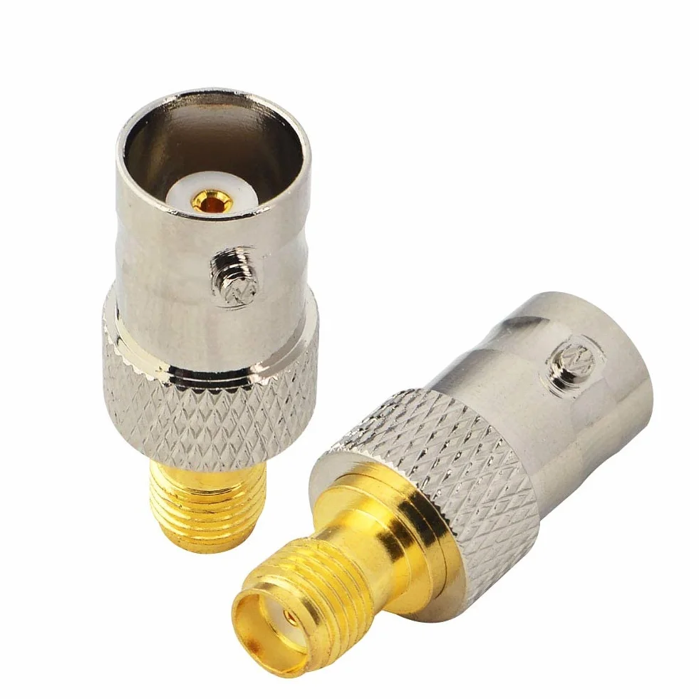 Adaptador SMA Hembra a BNC Hembra para SDR Ham Radio Baofeng UV-5R UV82 V-5R5