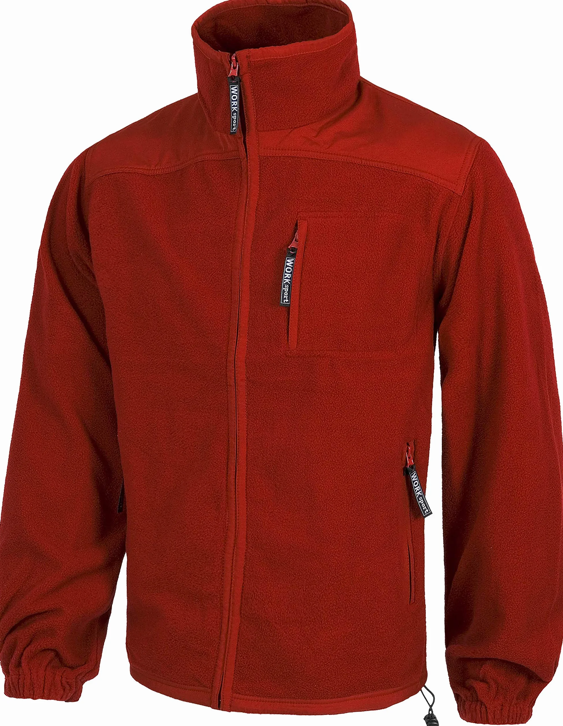 WORKTEAM Chaqueta Polar Hombre Cuello Alto Cremalleras Coderas Reforzadas