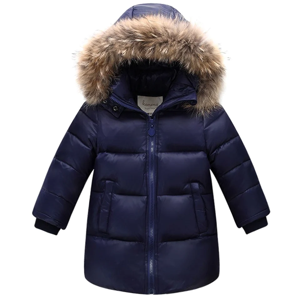 Chaquetas Plumas Niños-Free Fisher Abrigo Acolchado Niña Chaqueta Invierno Niño Impermeable con Capucha Caliente