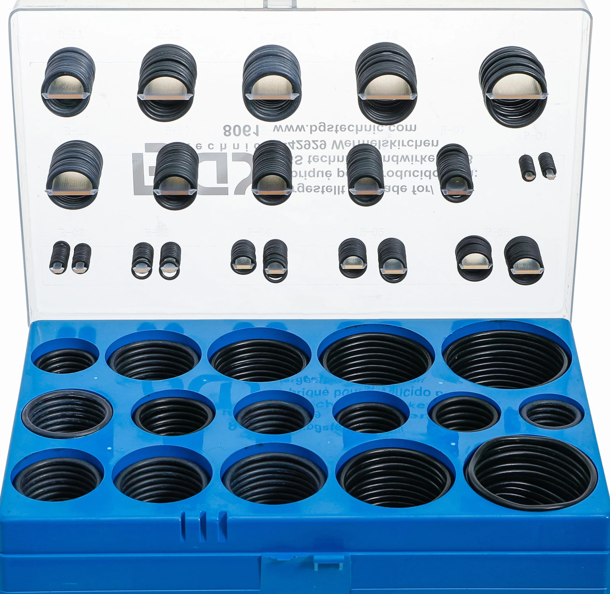 BGS 8061 Surtido de juntas tóricas pulgadas 419 piezas