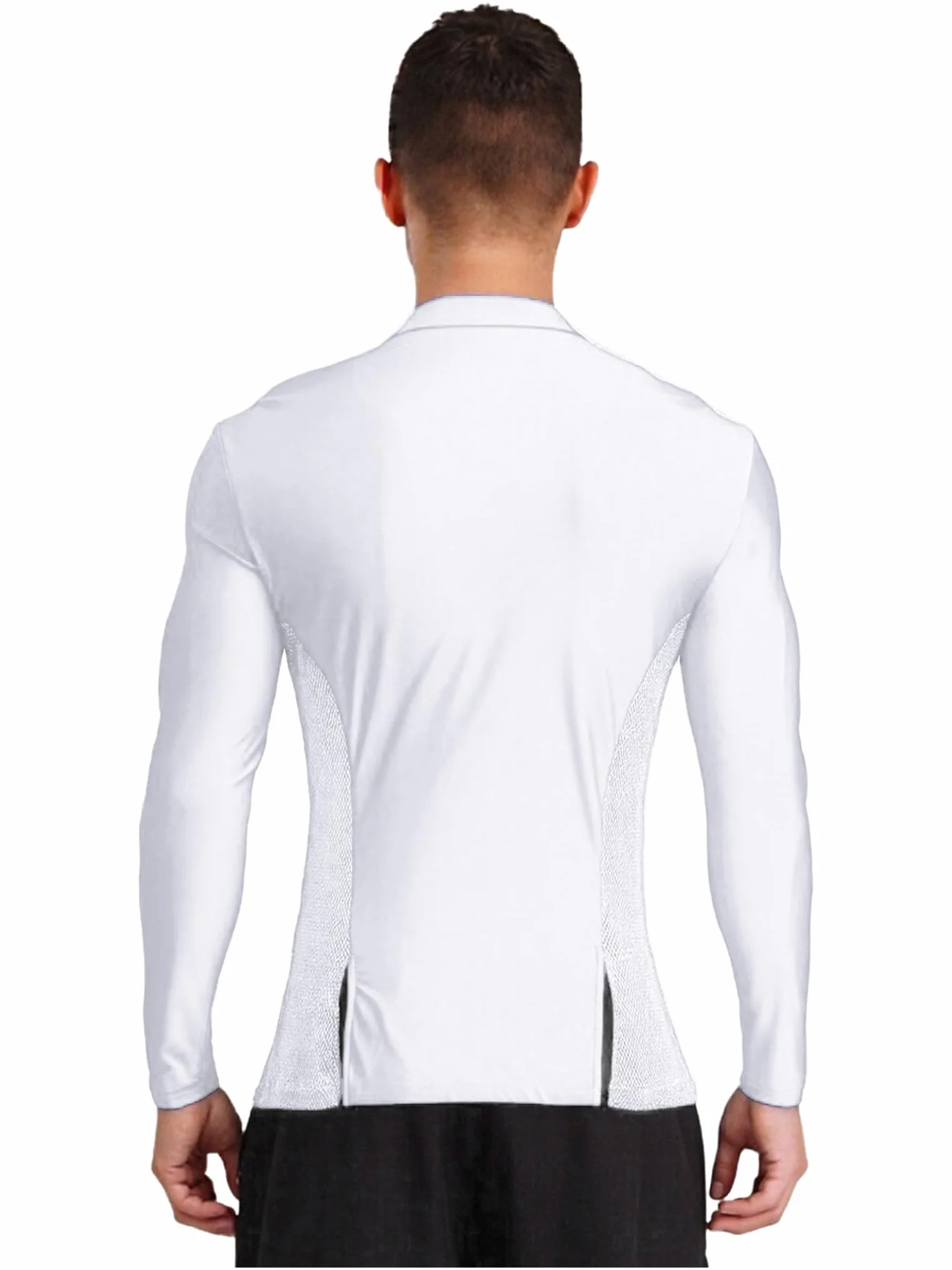 Camiseta de manga larga para hombre, para danza, patinaje artístico, para danza, para bailar