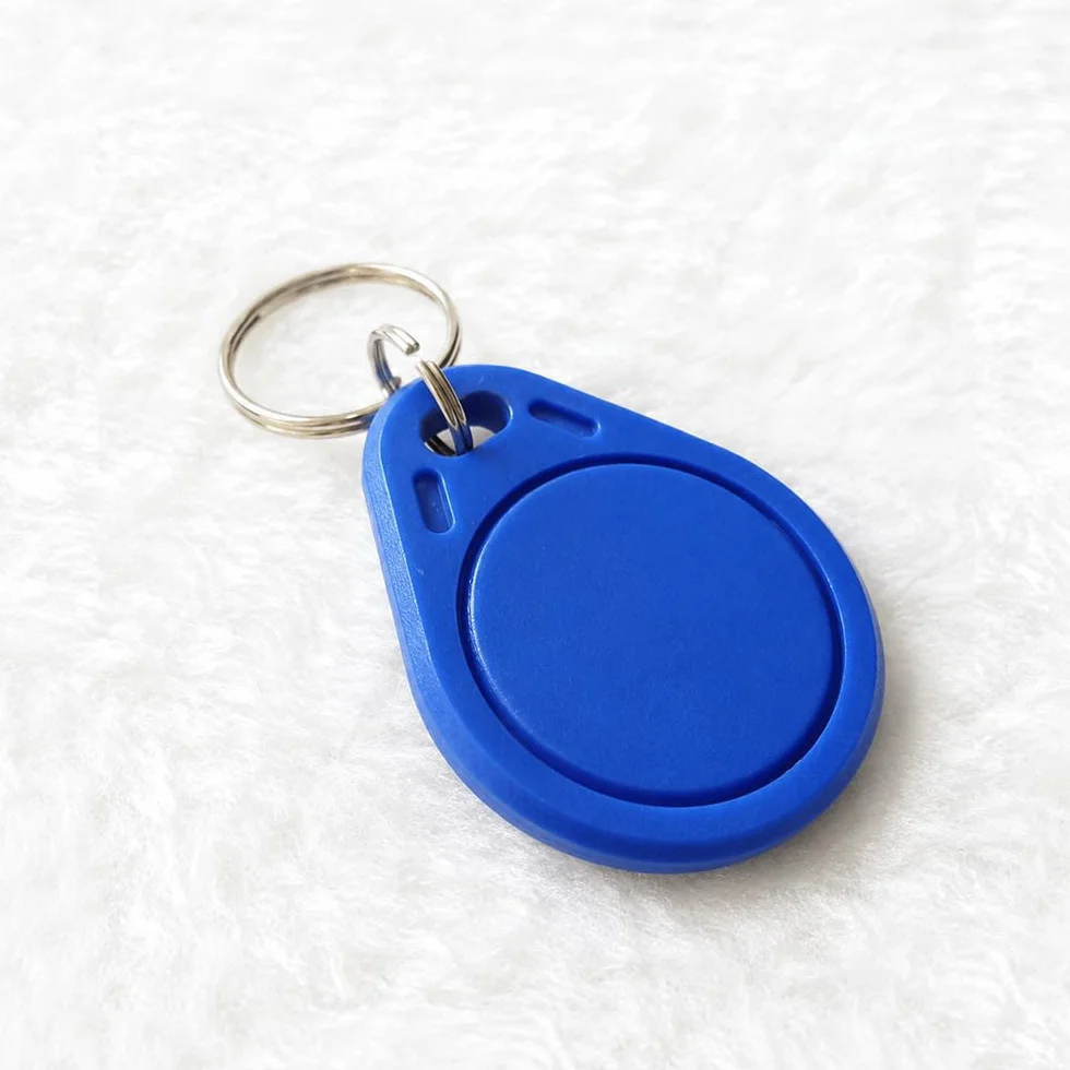 Blue Waterproof ABS 13.56MHz ISO14443A M1 Classic NFC RFID Tokens, Paquete de 10