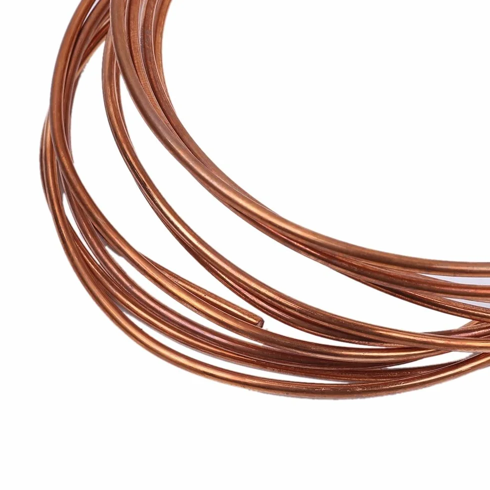 Alambre de Cobre Esmaltado 4 mm Diámetro 5 m Bobina Magnética para Inductores