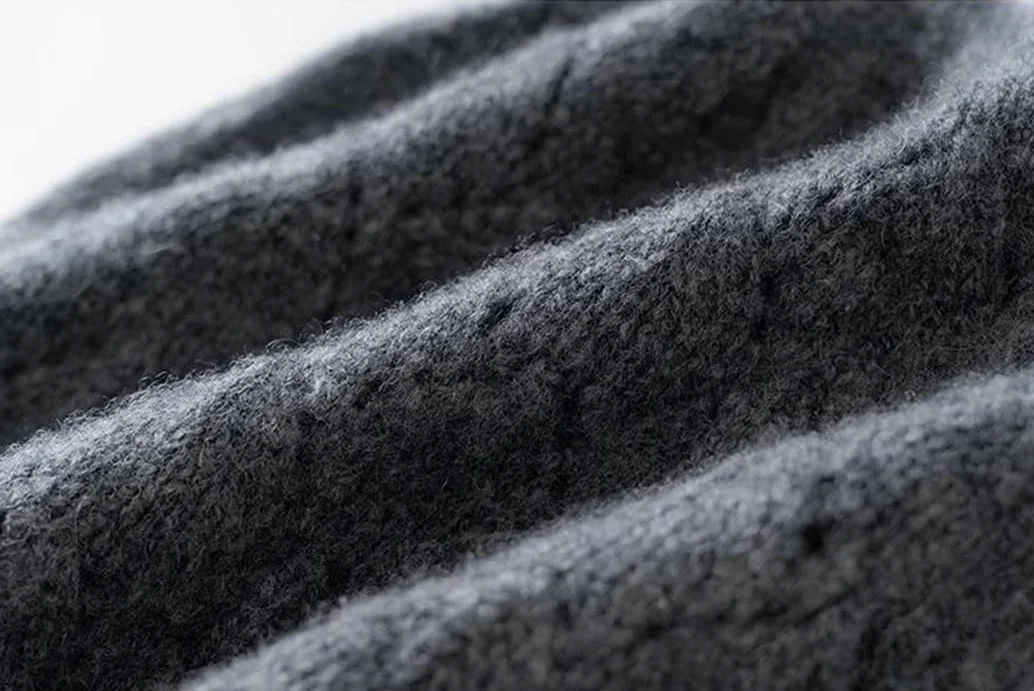 Gorros de lana para mujer, con textura hueca, gorros de invierno cálidos y suaves