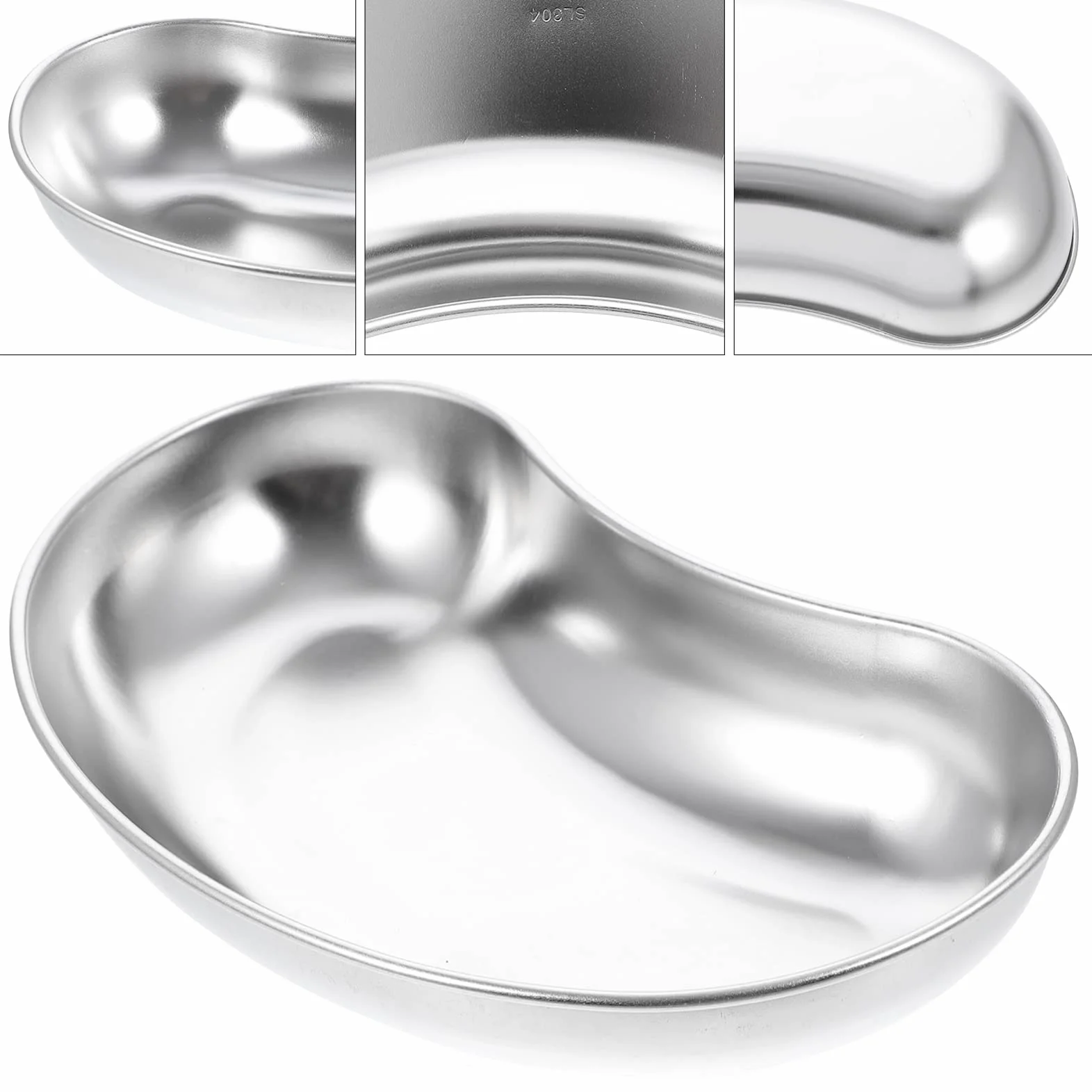 Scicalife Bandeja de Acero Inoxidable para Instrumentos Quirúrgicos Dentales Laboratorio