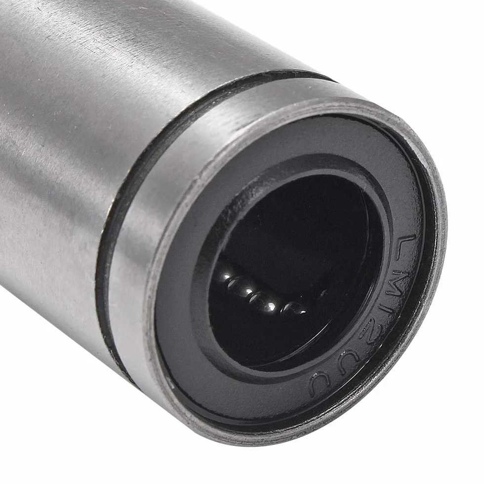 Bujes de rodamiento de bolas lineales LM12UU sellados de goma 12 mm diámetro interior