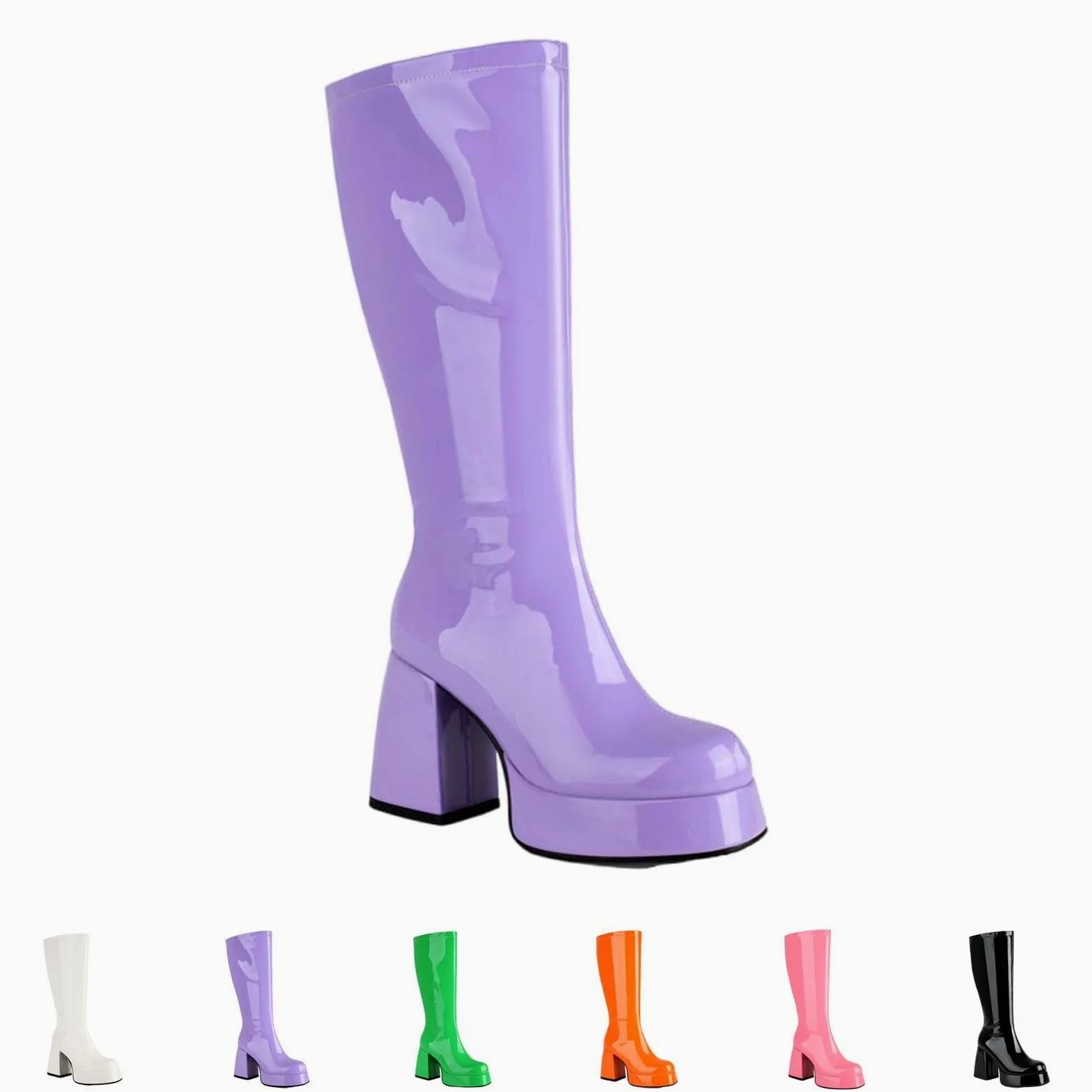 Botas de mujer de invierno botas medianas para mujer gruesas antideslizantes botas de montar para mujer al aire libre boots mujer con tacón a prueba de viento Chelsea Boots mujer altas botas