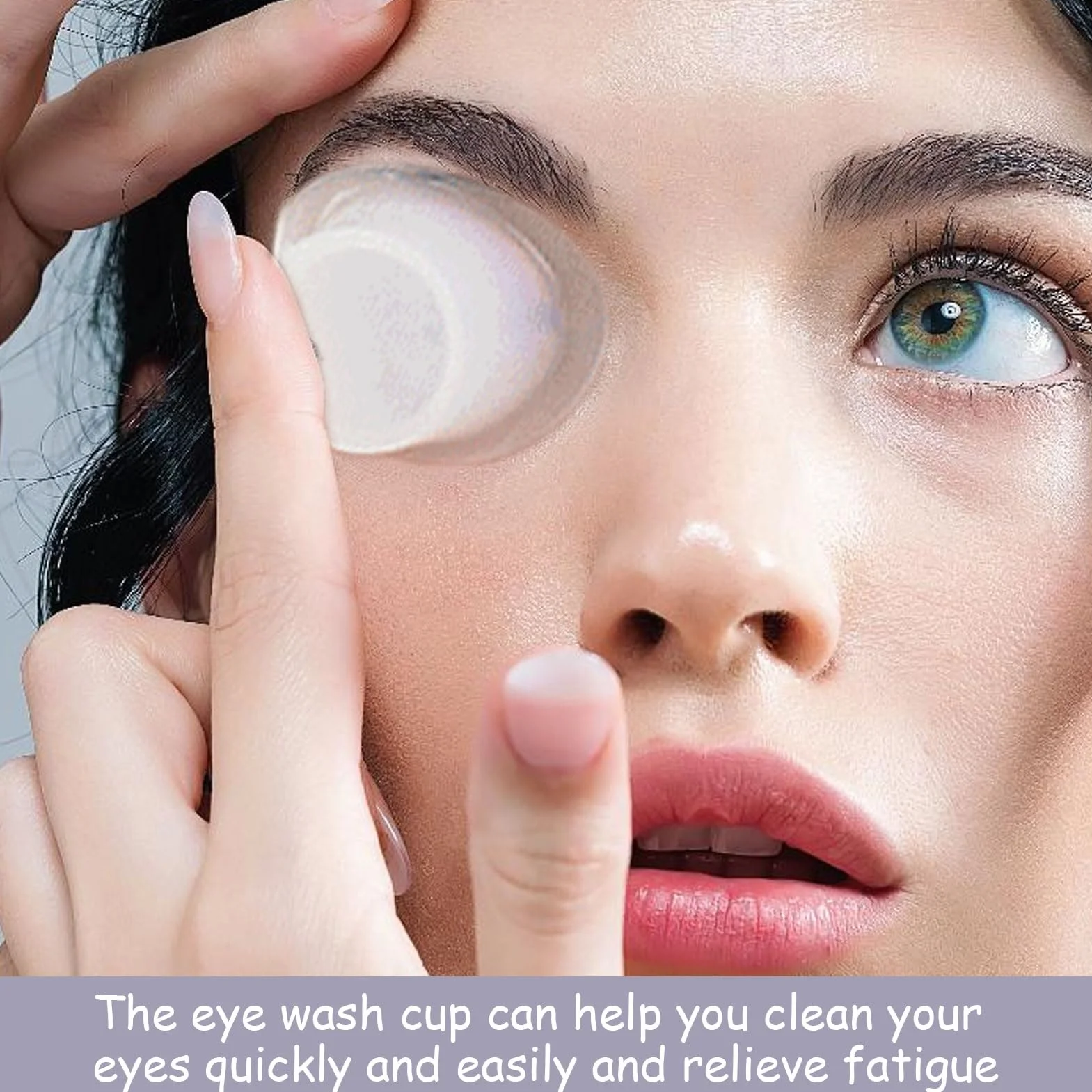 Lavaojos Bañera de ojos 4 piezas 8 ml silicona portátil limpieza ocular