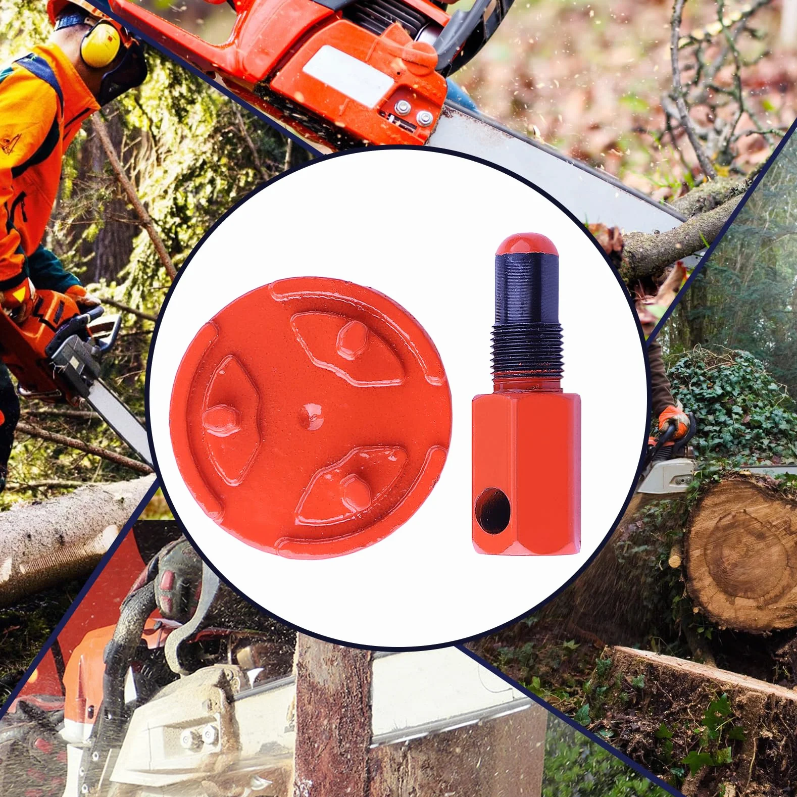 Herramienta de extracción de embrague para Husqvarna Rancher 340 345 346 350 351 353 445 450 455 460 502 54 16-03, motosierras 2 ciclos 45/52/58