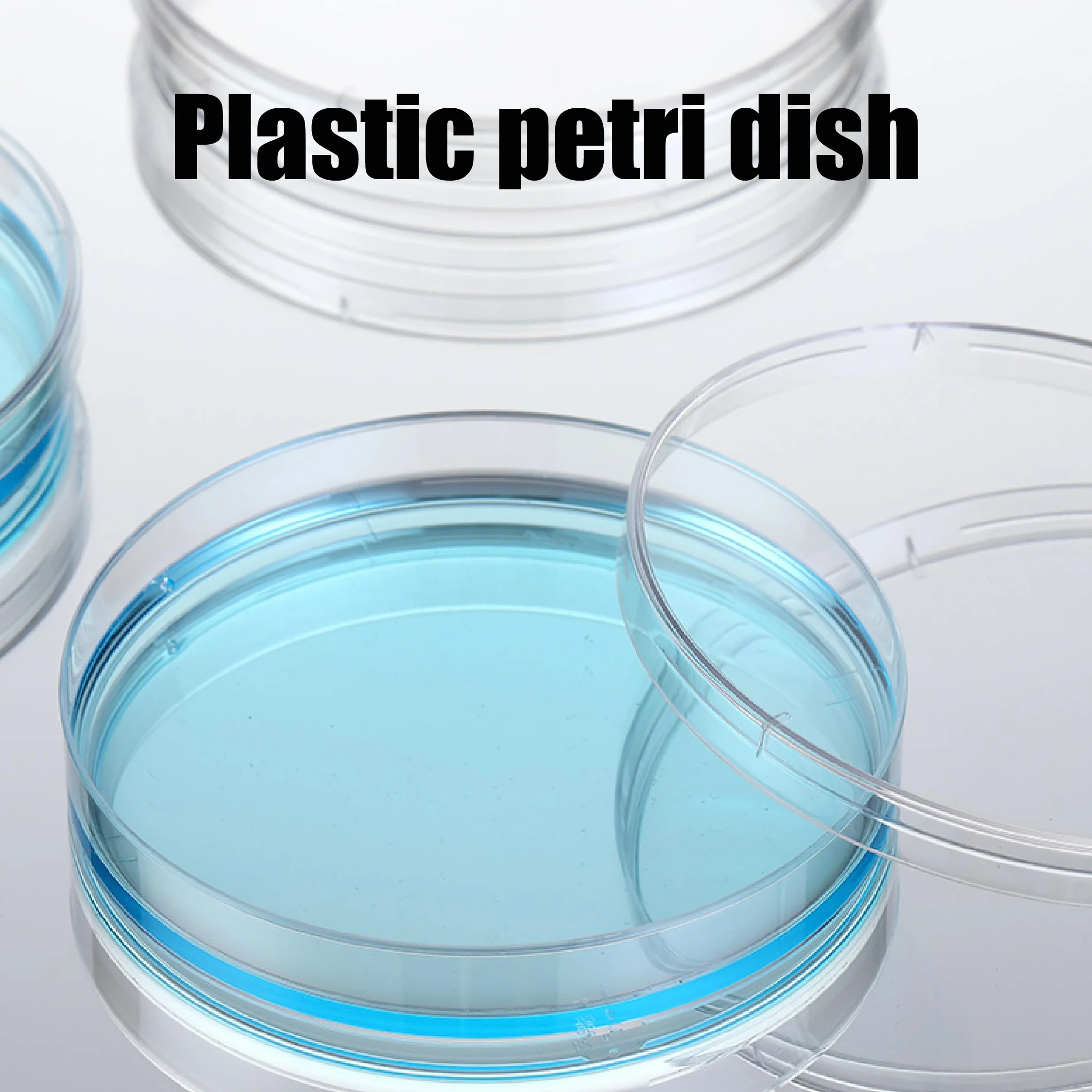Placa De Petri De Plástico 70MM, 10 Pipetas de Transferencia, Para Cultivo