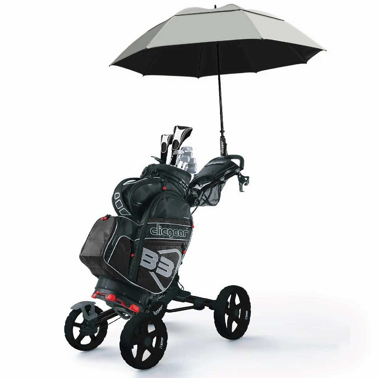 ProActive Sports Sun tek - Paraguas de 68 Pulgadas con protección UV y ventilación