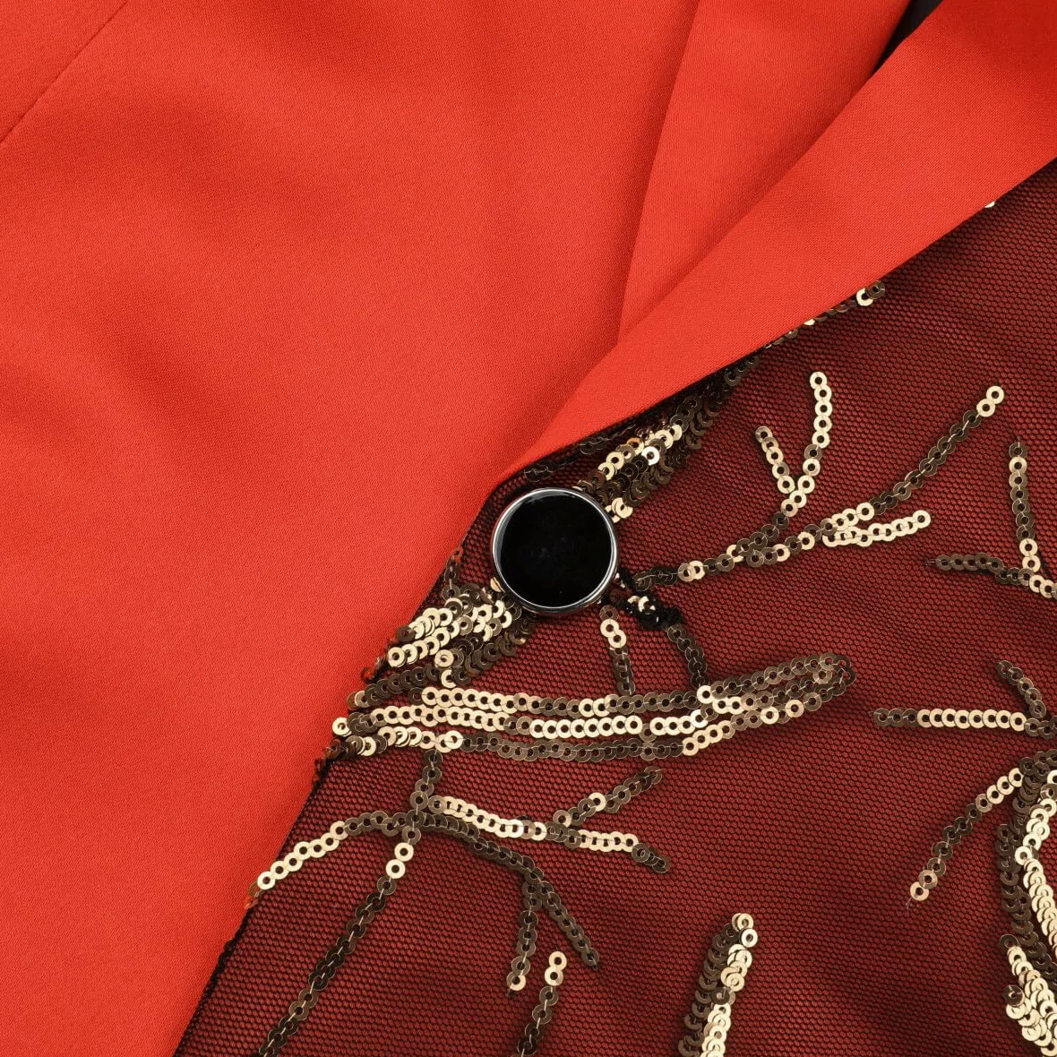Allthemen Chaqueta Casual para Hombre Chaqueta de Trajes Ajustados Chaqueta con Estampado Floral de un botón Cena Ropa de Fiesta