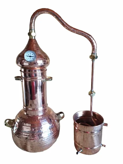 Alambique de Cobre 3 Litros con Columna Independiente