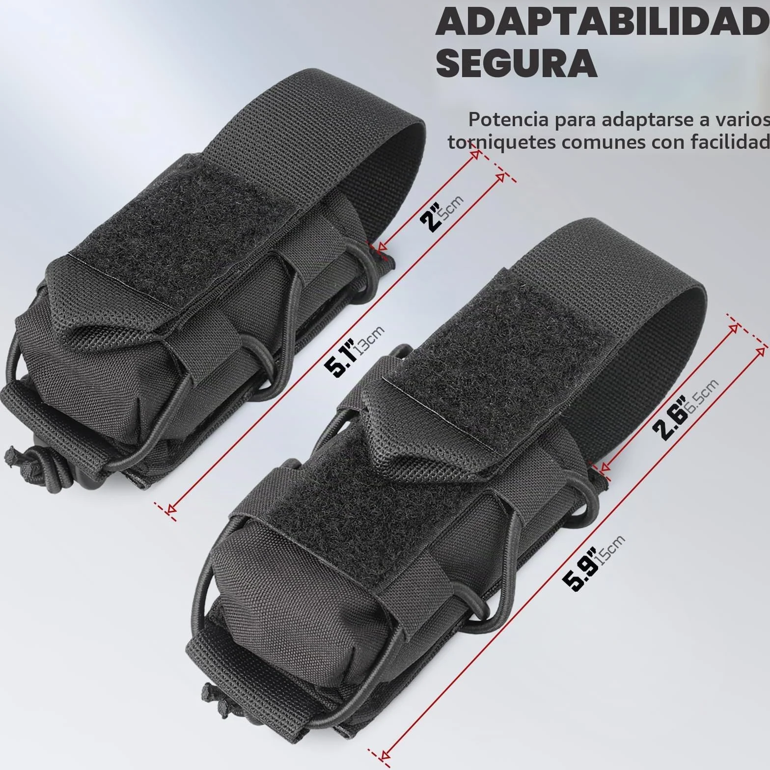 WYNEX Soporte para torniquete MOLLE IFAK TQ Holder Tactical Medical Pouch Holster Kit de primeros auxilios